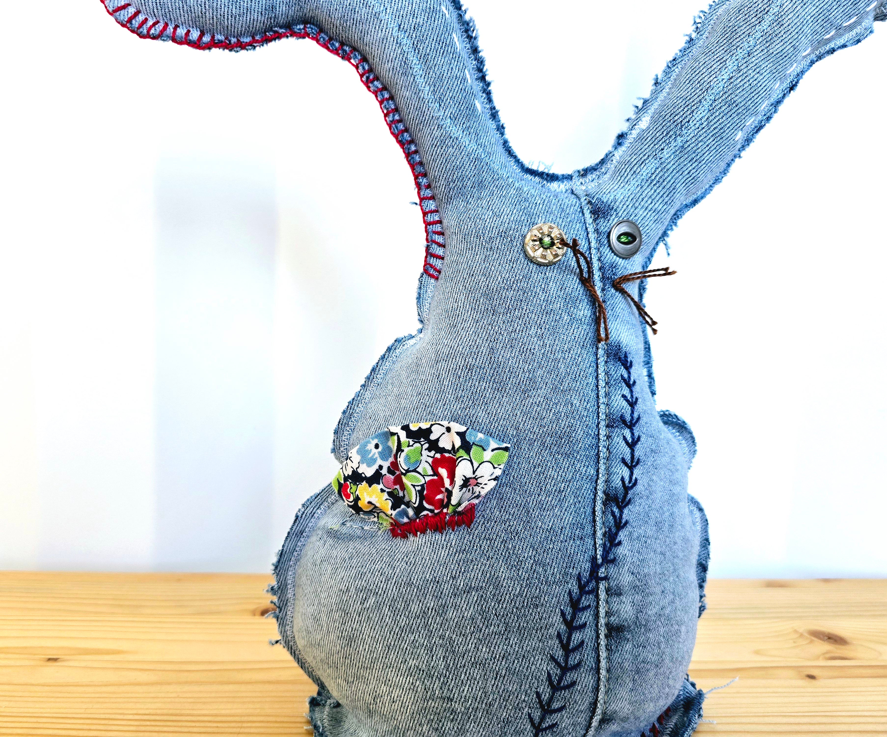 Buy light-denim-w-hanky Easter &quot;Rascally&quot; Rabbits