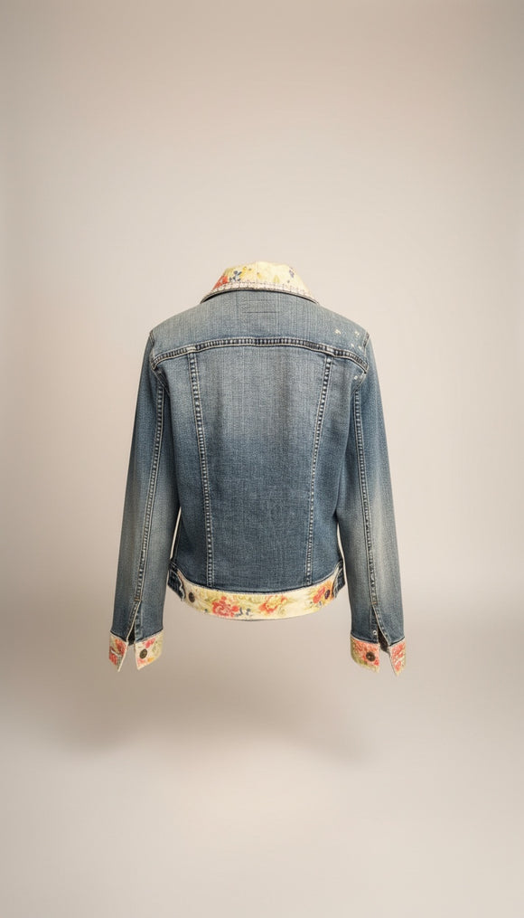 Classic Levi Jacket with Quilted Trim