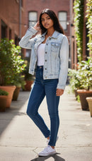Light Denim Plus Linen & Crochet-2