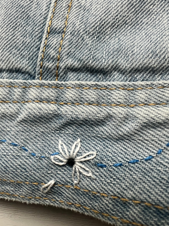 Light Denim Plus Linen & Crochet