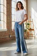 Denim Detailed with Stripes-9