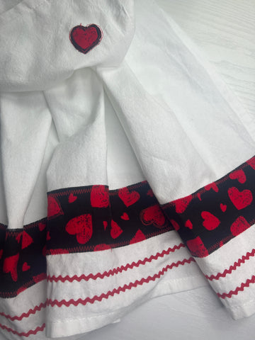 Kitchen Towels - Valentine's Day Adorable
