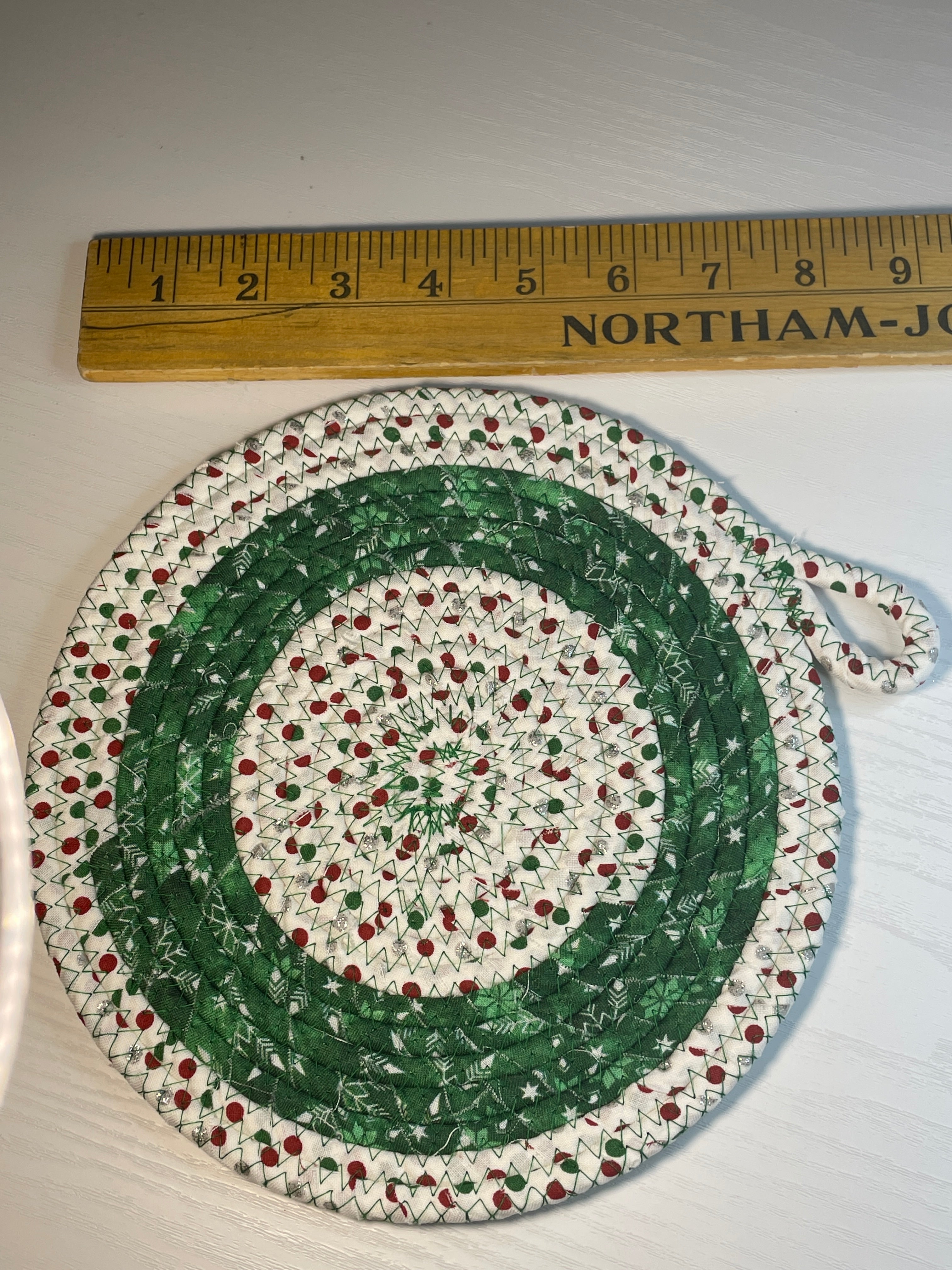 Buy christmas-multi-white-green Trivet - Christmas Multi Colors