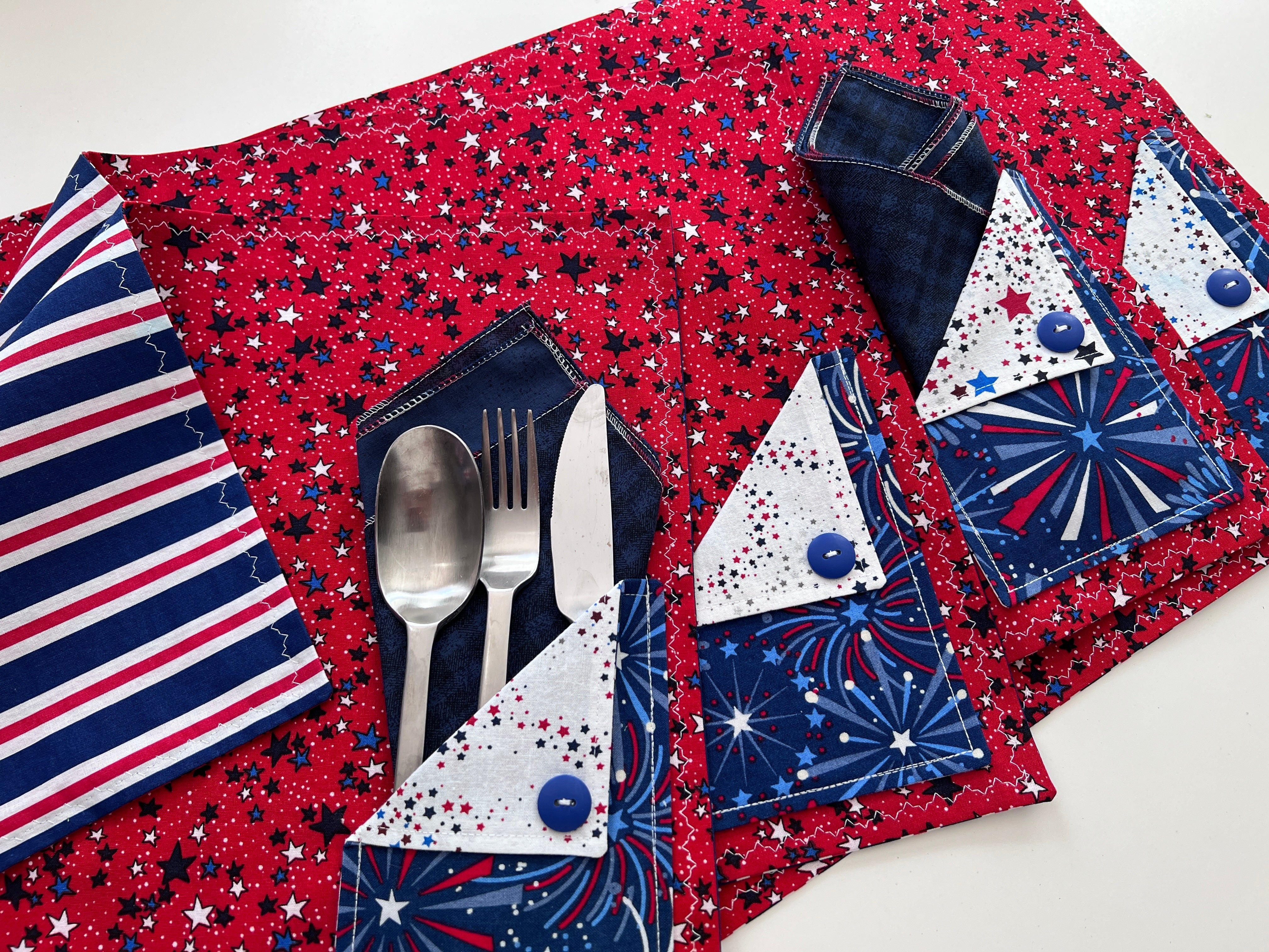 Buy red-stars-4th-of-july Placemats